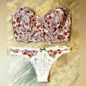 Dream Angels Multi-Way (34DD) and Thong (M)